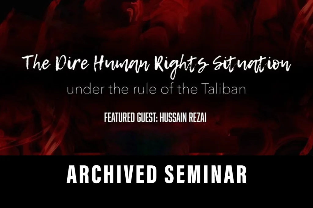 Human Rights Under the Taliban
